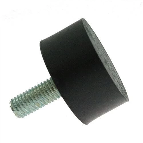 M12 x 37mm Anti-Vibration Mount - Male Flat Buffers (Weight Rating 873.5 kg) | Vital Parts